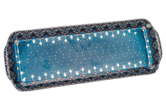 Rectangular cake platter