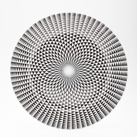 Diamonds black presentation plate
