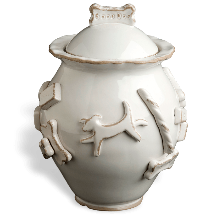 Treat Jar - French White