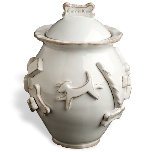 Treat Jar - French White