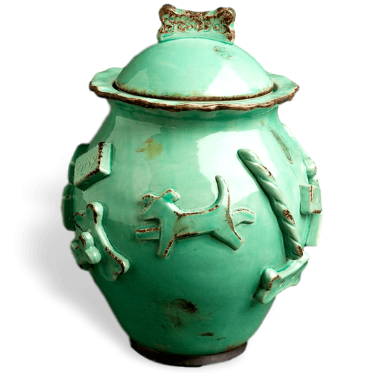 Treat Jar - Aqua/Green