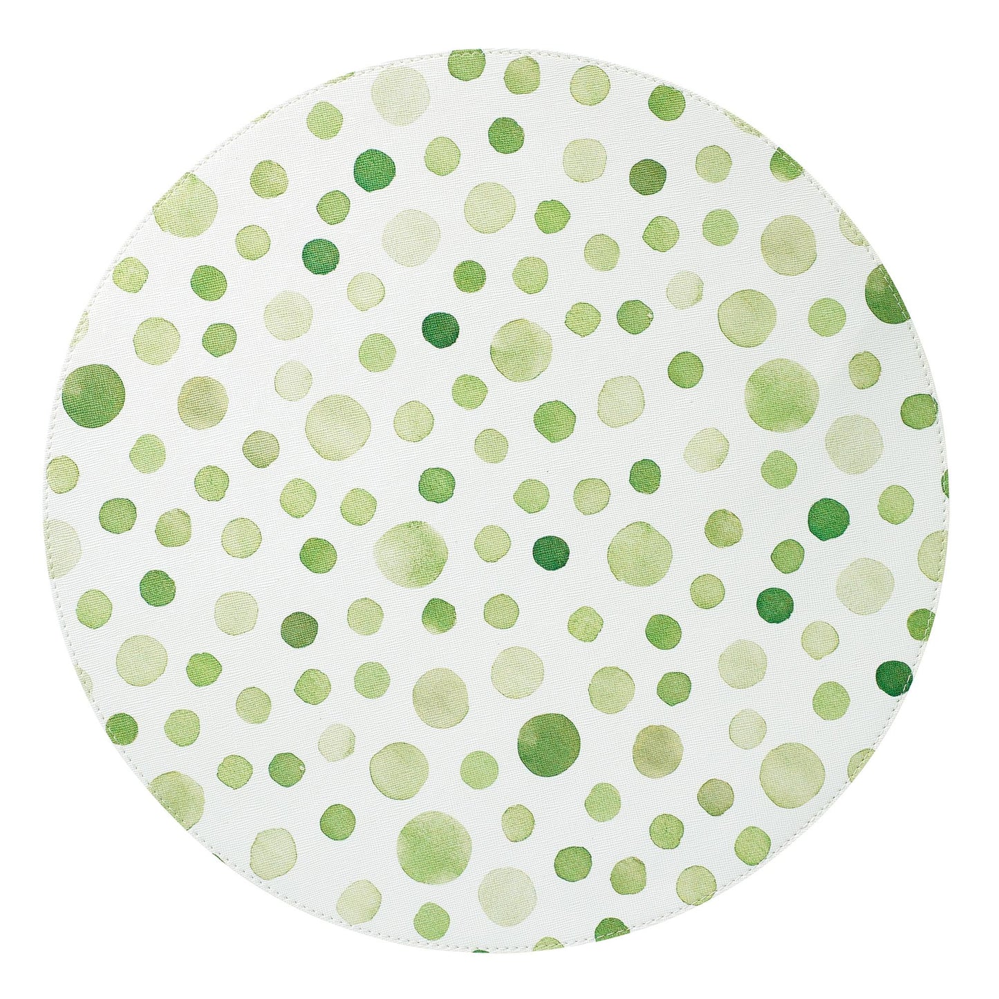 Green 15" Round Mats - Set of 4