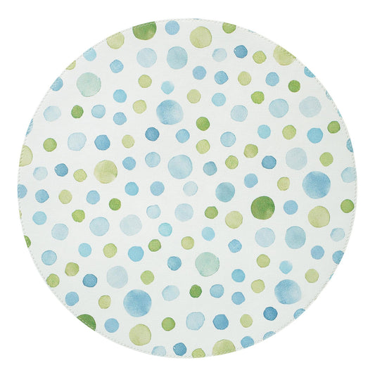 Teal 15" Round Mats - Set of 4