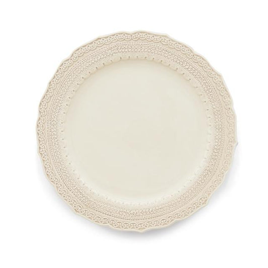 Cream Dinner Plate