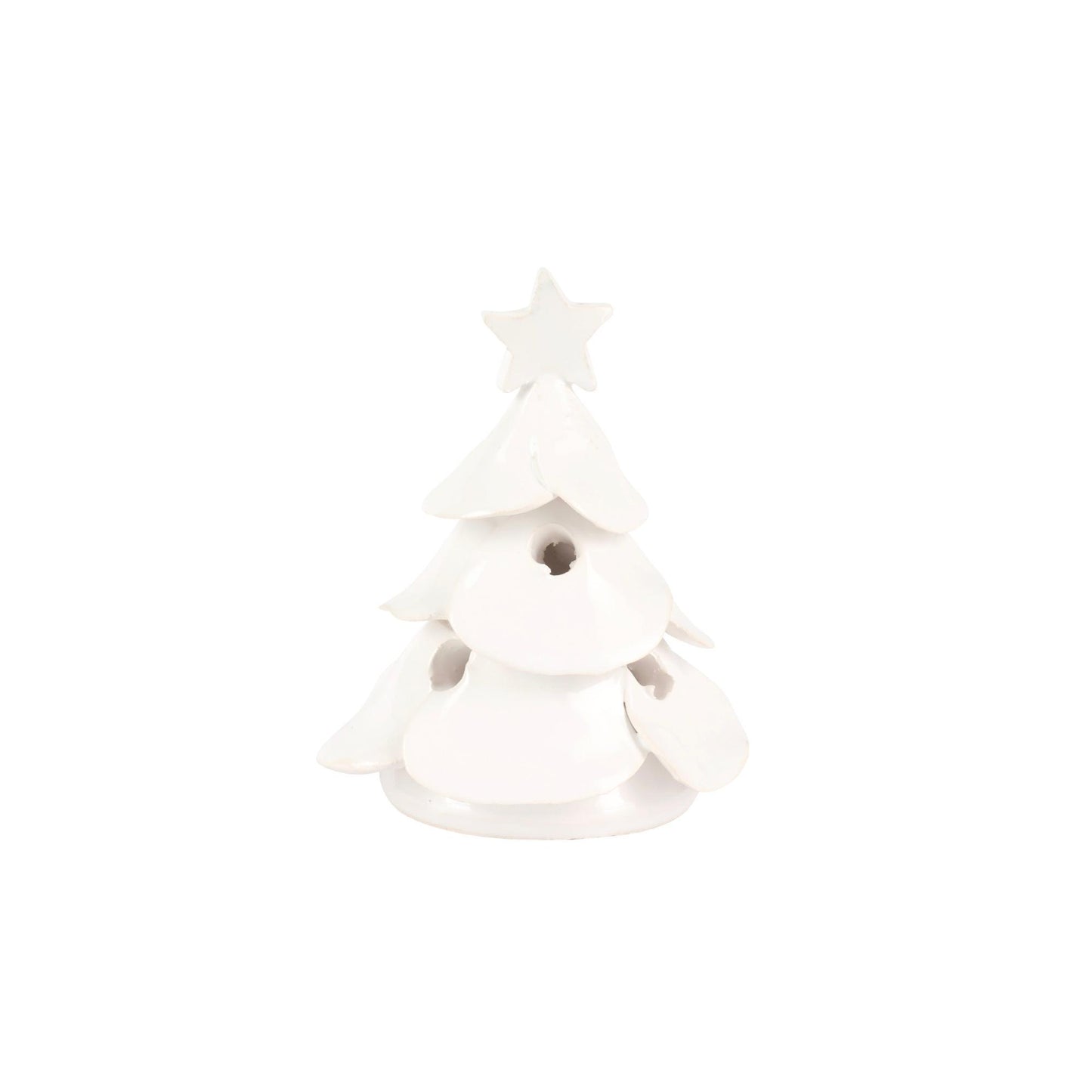 White Mini Scalloped Tree