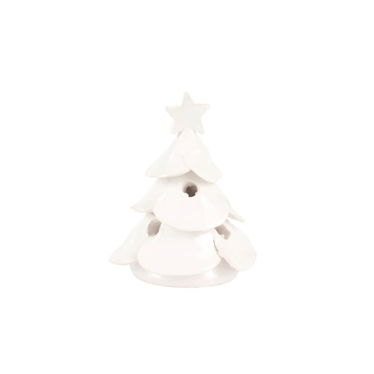 White Mini Scalloped Tree