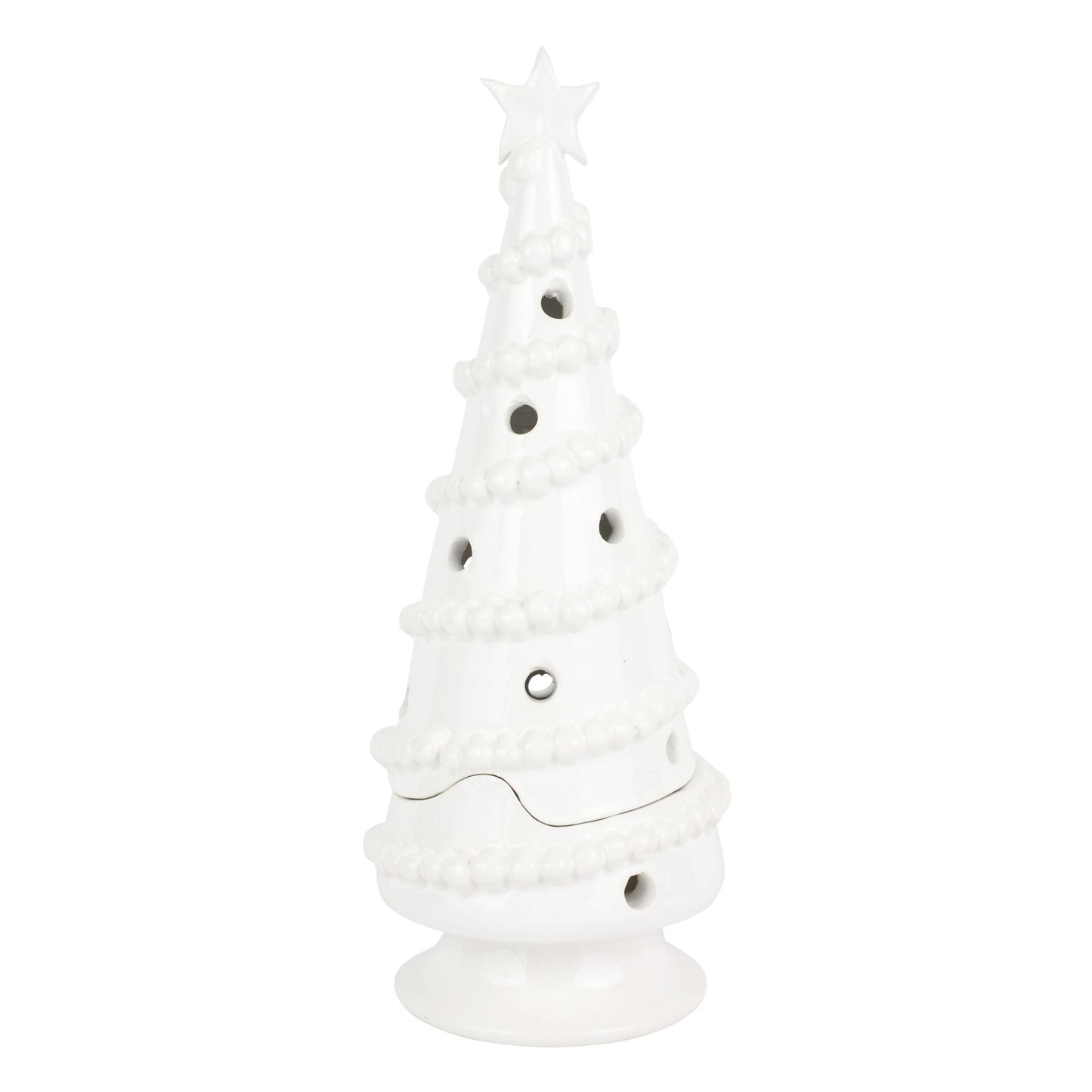 White Large Garland Tree