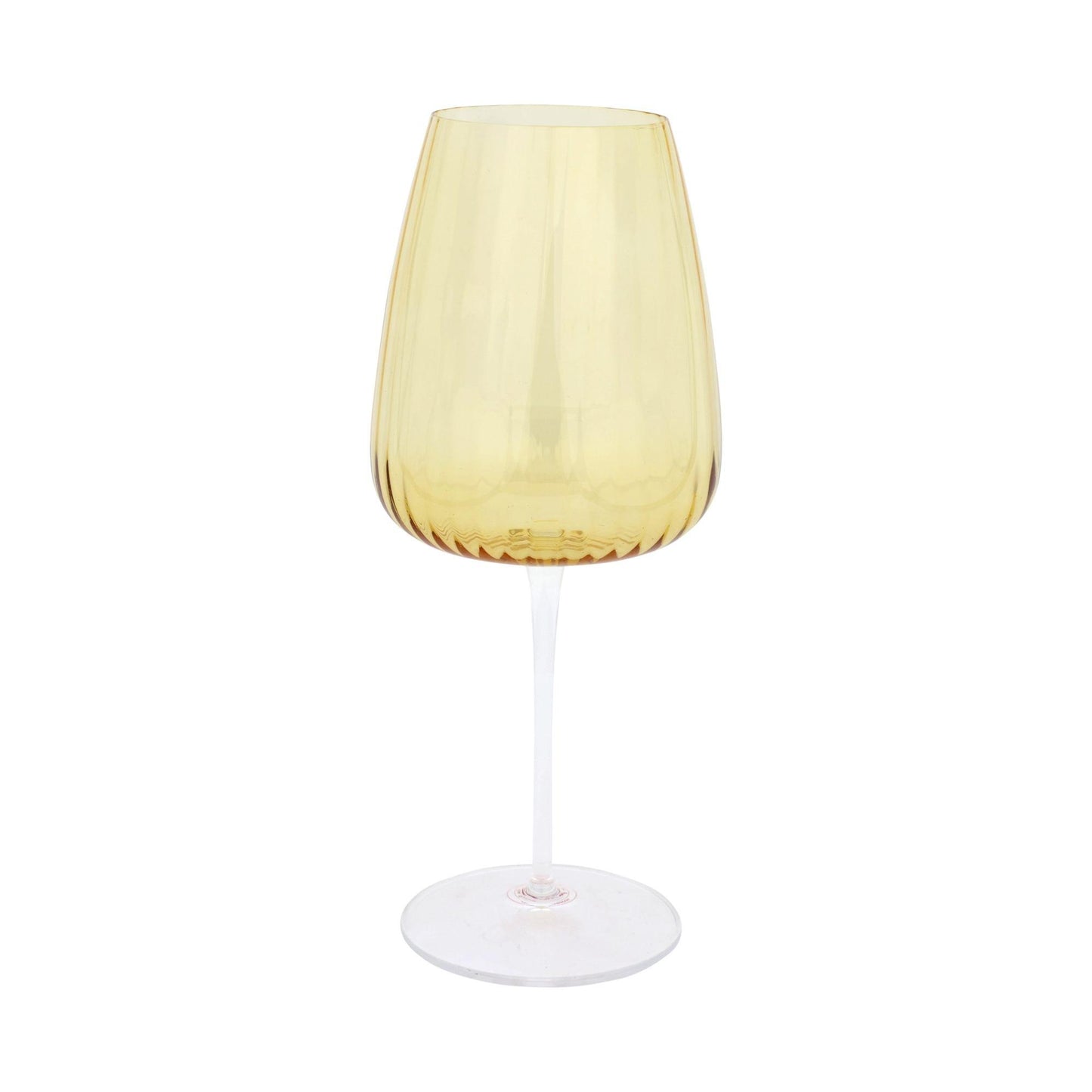 Amber Water Glass