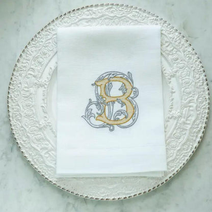 Vintage Vine Monogram Tri-Fold
