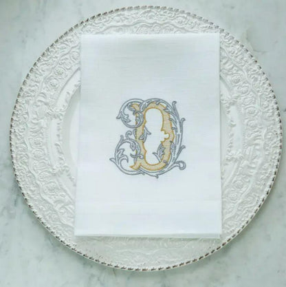 Vintage Vine Monogram Tri-Fold