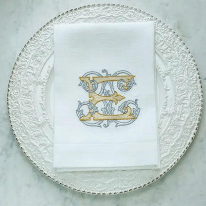 Vintage Vine Monogram Tri-Fold