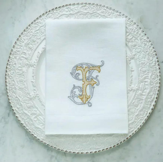 Vintage Vine Monogram Tri-Fold