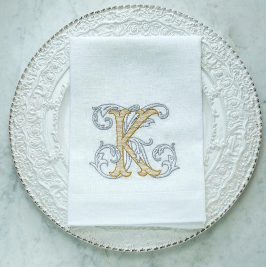Vintage Vine Monogram Tri-Fold