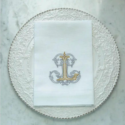 Vintage Vine Monogram Tri-Fold