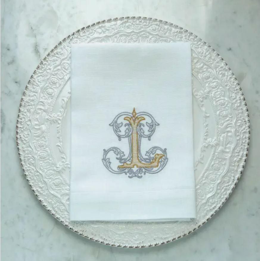 Vintage Vine Monogram Tri-Fold