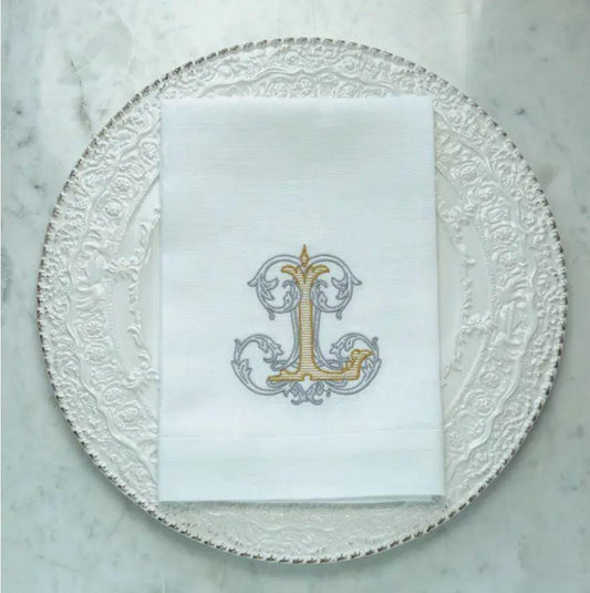 Vintage Vine Monogram Tri-Fold