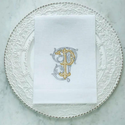 Vintage Vine Monogram Tri-Fold