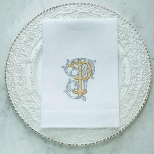 Vintage Vine Monogram Tri-Fold
