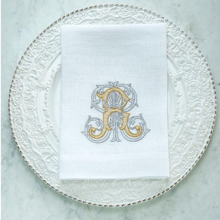Vintage Vine Monogram Tri-Fold