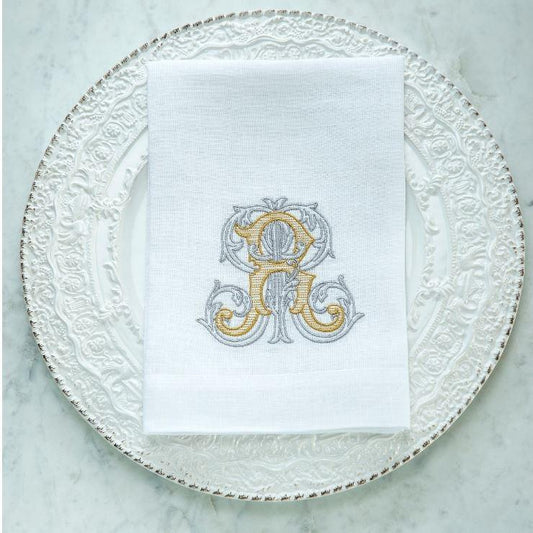 Vintage Vine Monogram Tri-Fold
