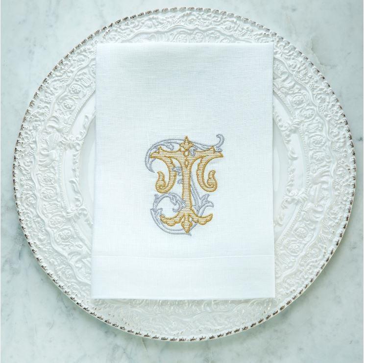 Vintage Vine Monogram Tri-Fold