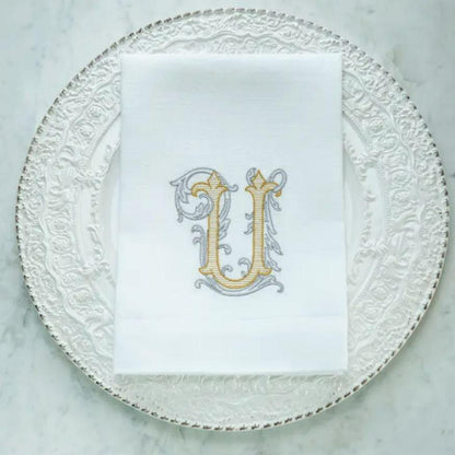 Vintage Vine Monogram Tri-Fold