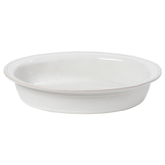 Oval Baker 16", White
