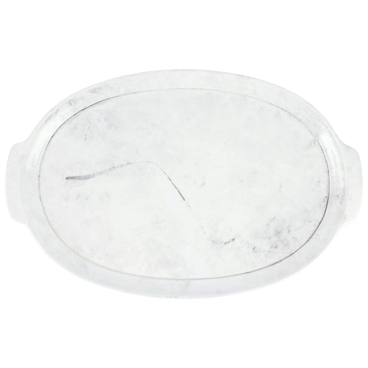 Marble Handled Medium Oval Tray