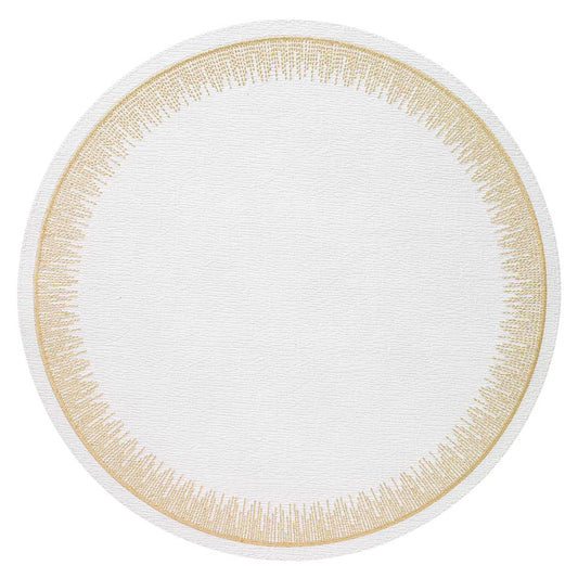 Gold Round Mats - Set of 4