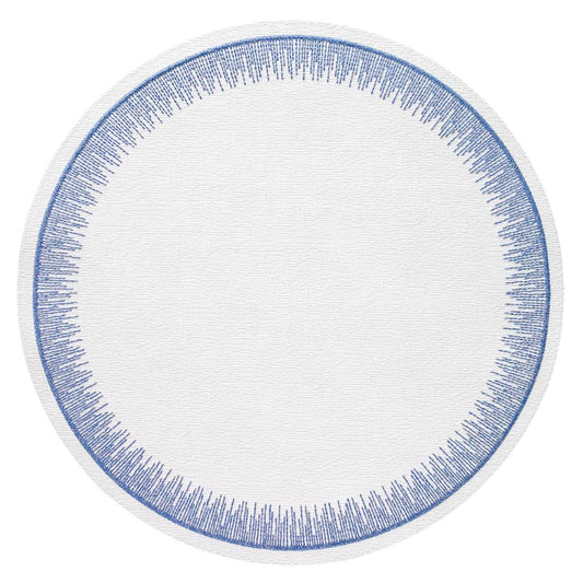 Blue Round Mats - Set of 4