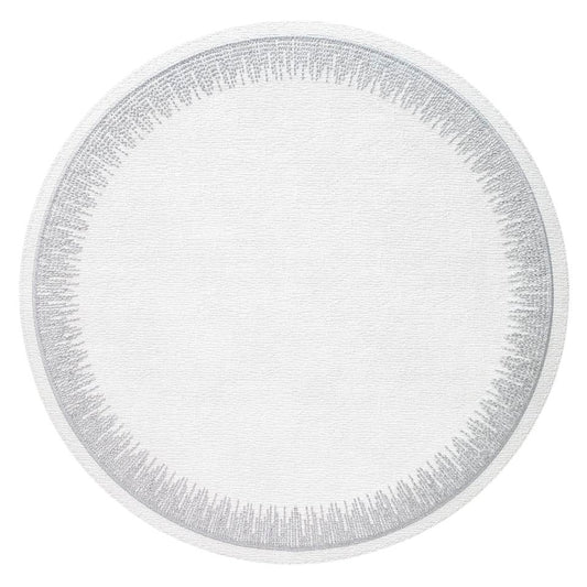 Silver Round Mats - Set of 4