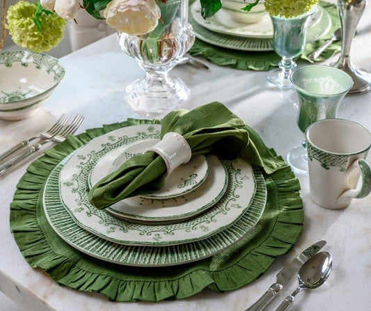 Bread Plate, Green