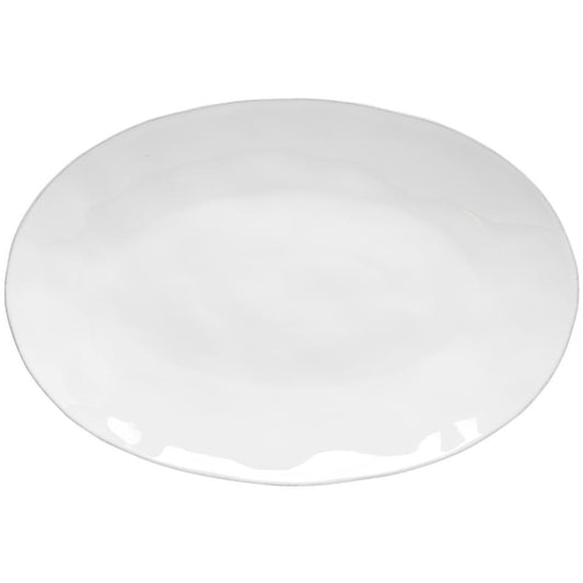 Oval Platter 18", White