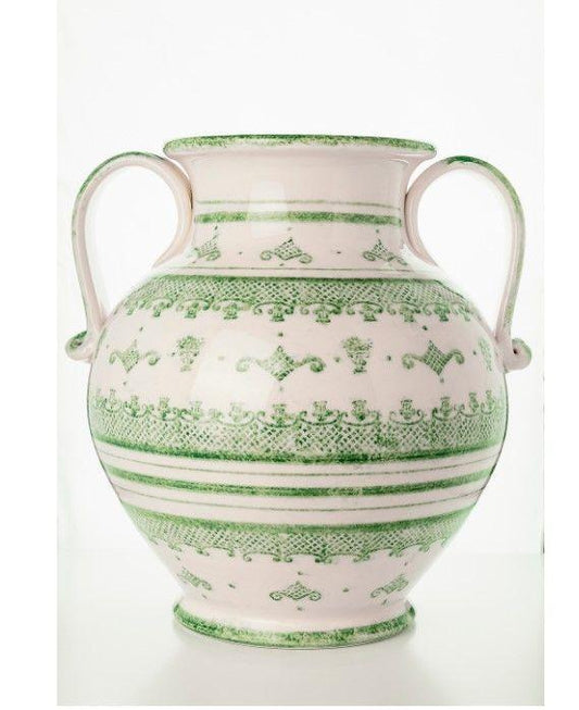 Round 2-Handled Amphora, Green