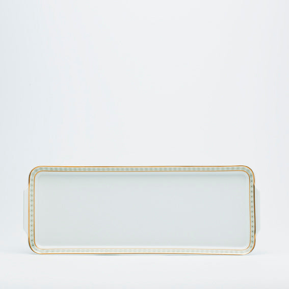 Rectangular cake platter