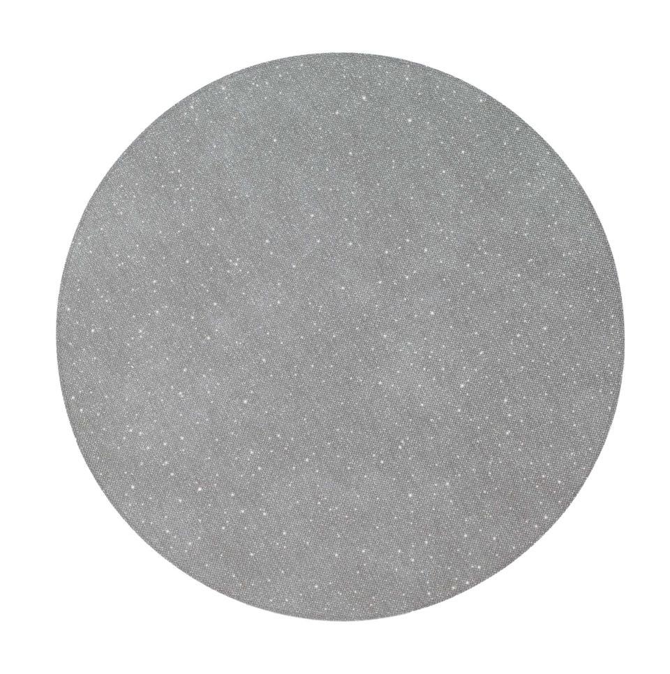 Silver 15" Round Mat - Pack of 4