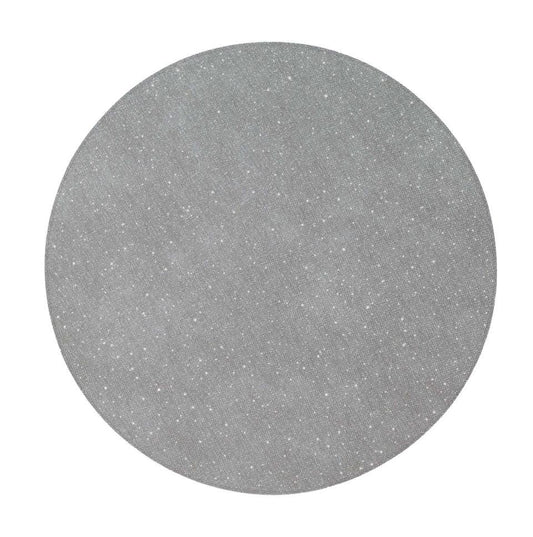 Silver 15" Round Mat - Pack of 4