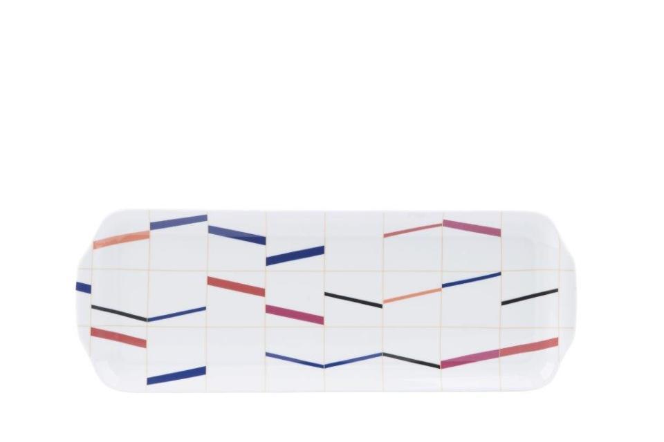 Rectangular cake platter