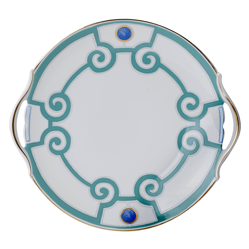Round Cake Dish W/Handle