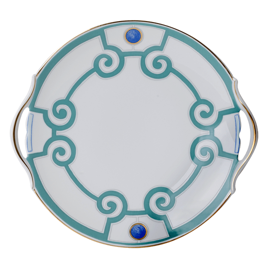 Round Cake Dish W/Handle