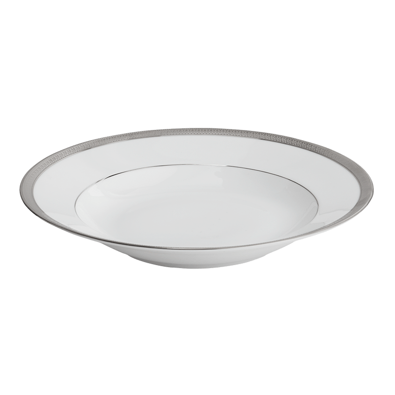 With Filet French Rim Soup Plate