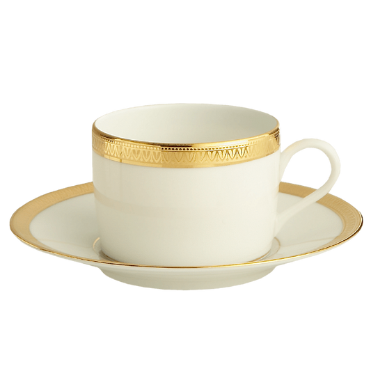 With Filet Tea Cup & Saucer