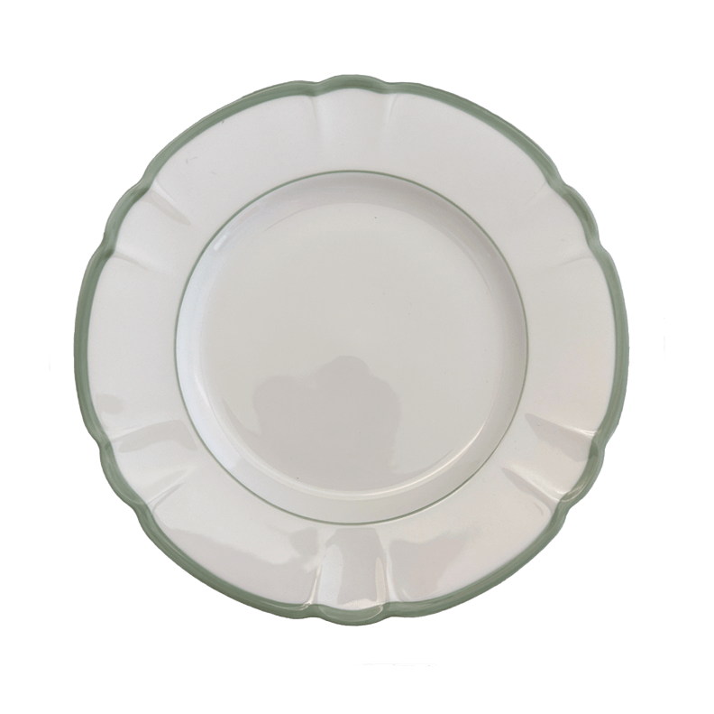 Colette Color Edge Celadon Bread and Butter