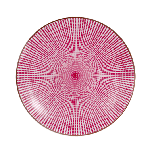 Fuchia Dessert Plate