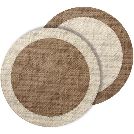 Beige / Mocha Mousse - Set of 4