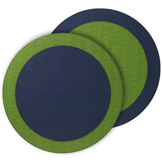 Grass / Navy - Set of 4