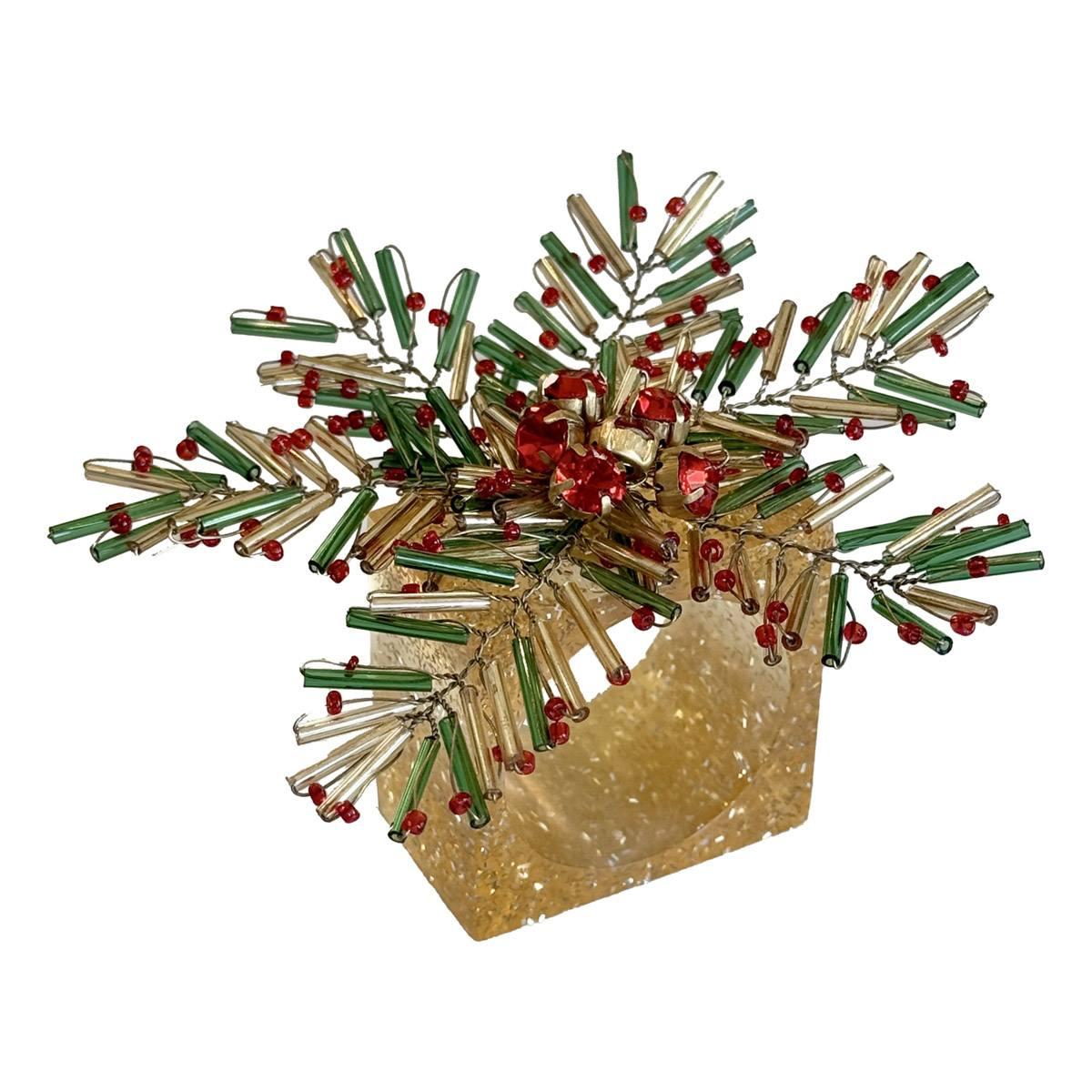 Holly Burst - Set of 4