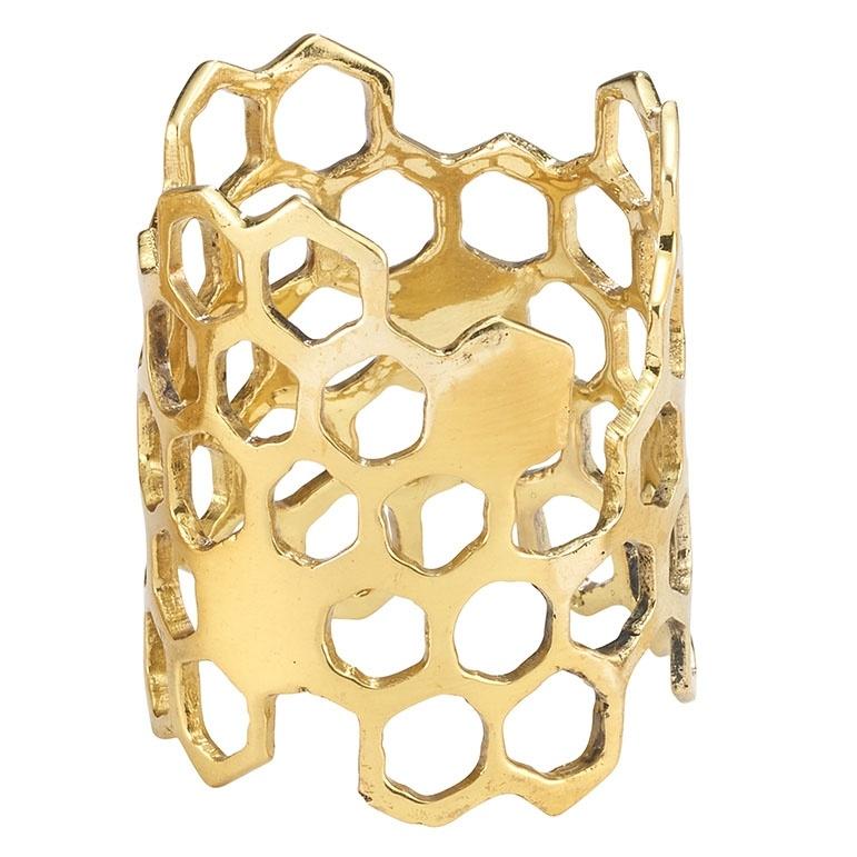 Honeycomb Napkin Ring - Pack of 4
