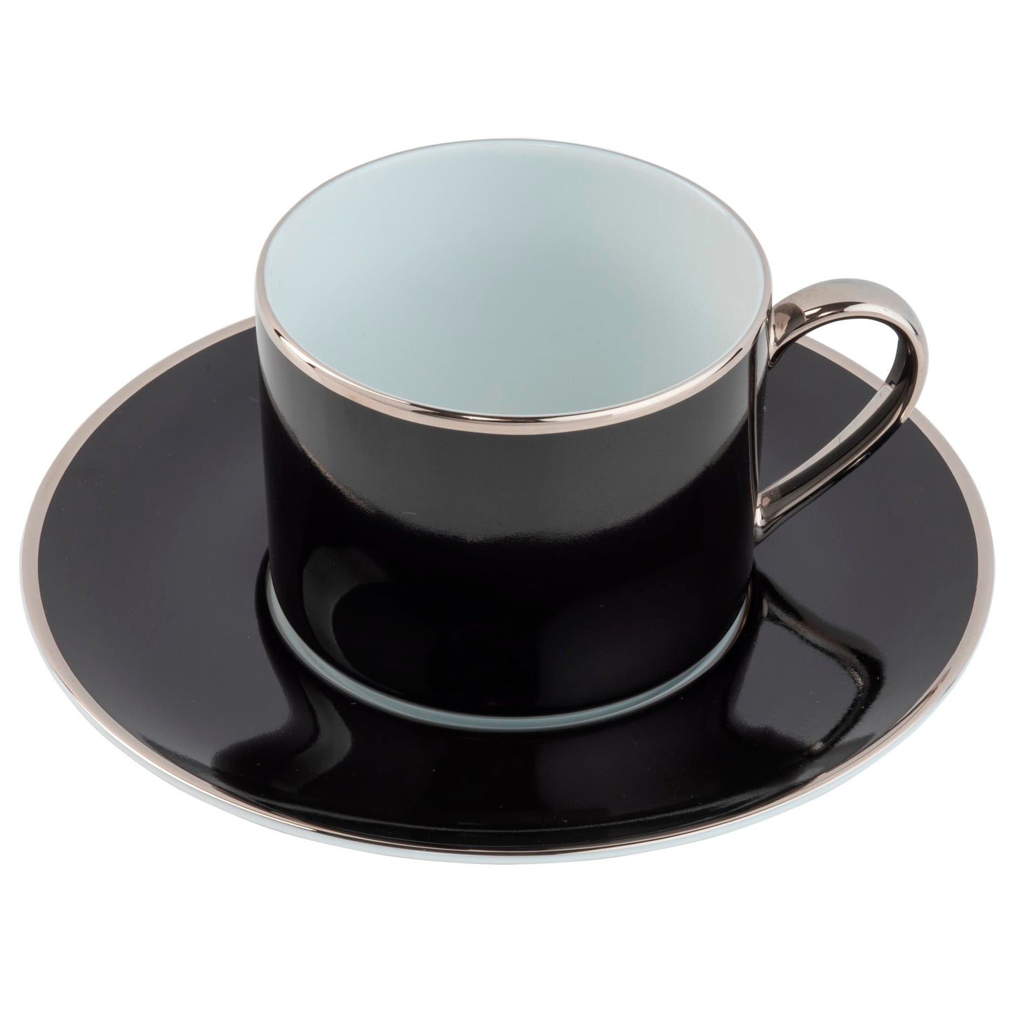 Platinum Banding Teacup Saucer