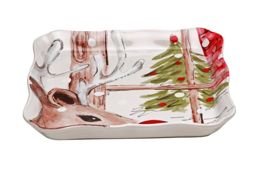 Sq. Tray 8", White